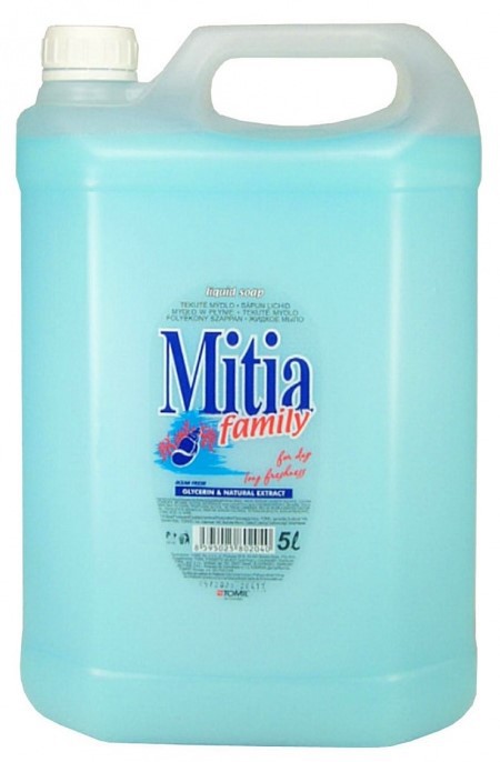 Mitia 5l tekuté mýdlo Ocean fresh | Toaletní mycí prostředky - Tekutá mýdla - Bez dávkovače Mitia 5l tekuté mýdlo Ocean fresh | Toaletní mycí prostředky - Tekutá mýdla - Bez dávkovače